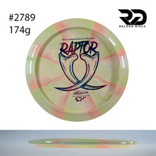 Load image into Gallery viewer, Discraft Raptor 2022 Champion's Cup ESP Swirly 9/4/0/3