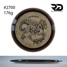 Load image into Gallery viewer, Discraft Raptor 2022 DGLO Midnight CryZtal Z 9/4/0/3